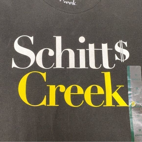 Schitt’s Creek - Mens Black Tee NEW - Picture 2 of 8